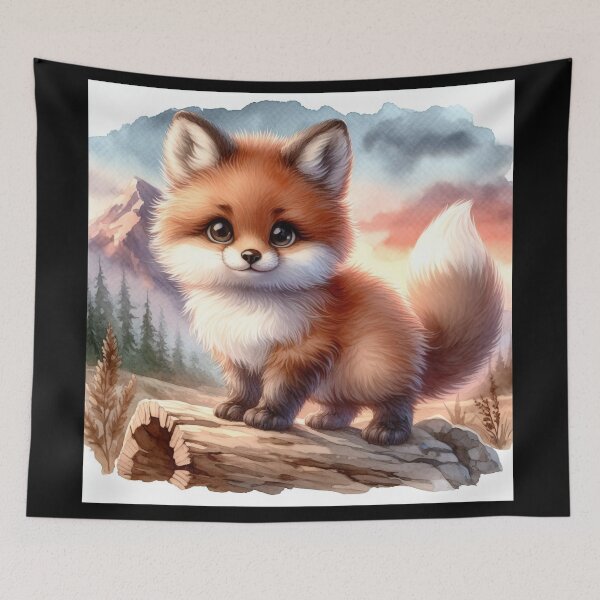 Item preview, Enchanted Foxes in Lunar Waltz designed and sold by Daniel Dudgeon.