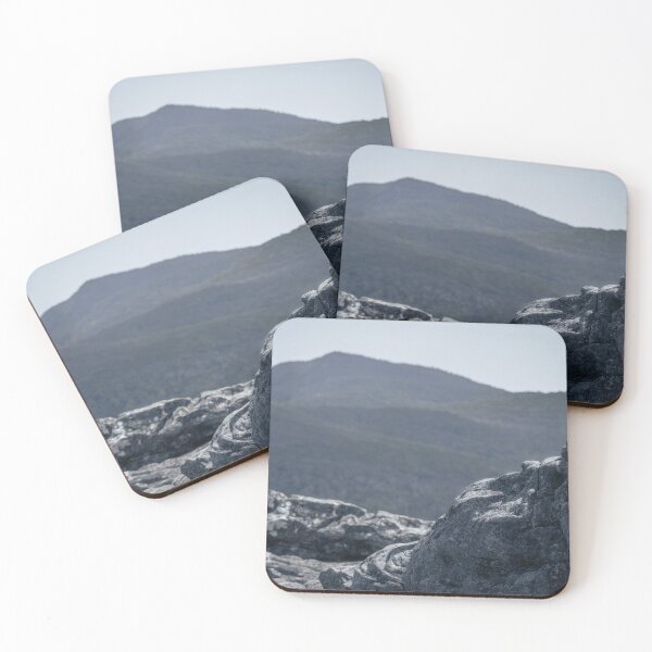 Item preview, Untouched mountain landscape: Impressive photo print of the eucalyptus mountains in Grampians National Park, Australia designed and sold by TRex-Landscapes.