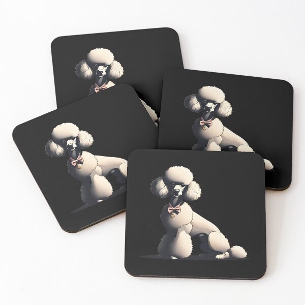 Item preview, Elegant Black Poodle Silhouette designed and sold by ChicTrendz.