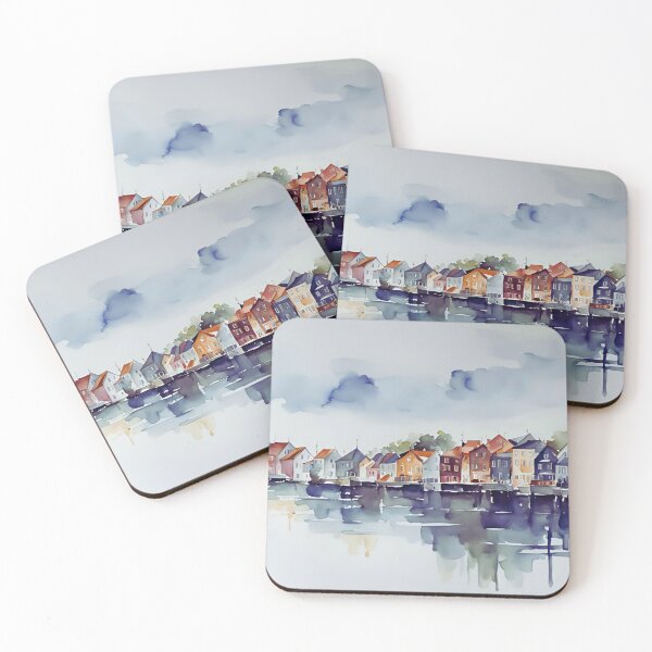 Item preview, houses by the river designed and sold by Cloofur.