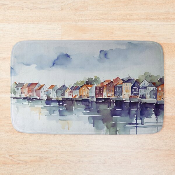 Item preview, houses by the river designed and sold by Cloofur.