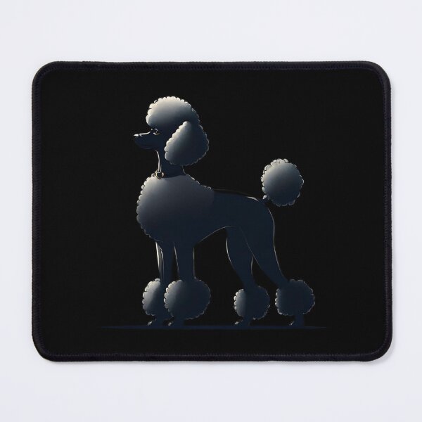 Item preview, Elegant Black Poodle Silhouette Design designed and sold by ChicTrendz.