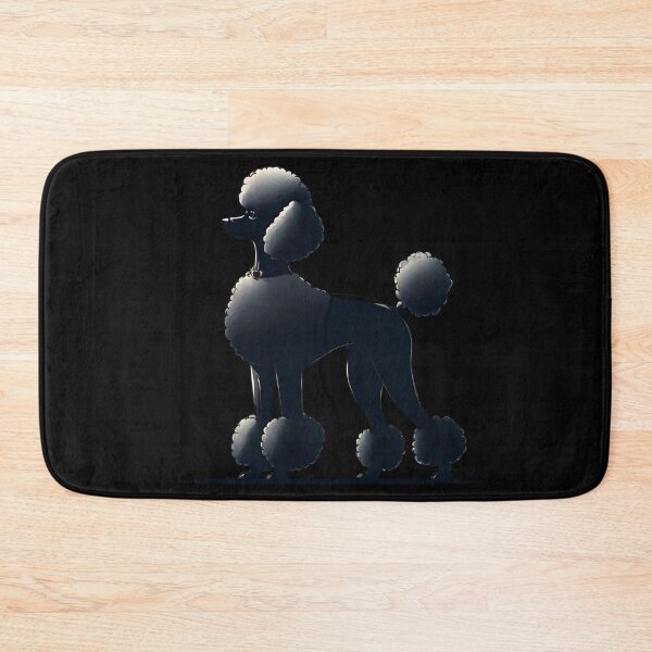 Item preview, Elegant Black Poodle Silhouette Design designed and sold by ChicTrendz.