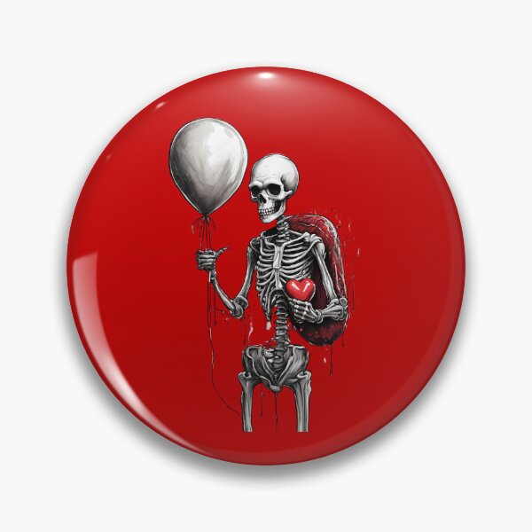 Item preview, Romantic Skeleton With Balloon designed and sold by Itsheartshop.