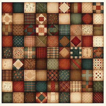 Artwork thumbnail, Fall Patchwork Pattern by PinUpPizzazz