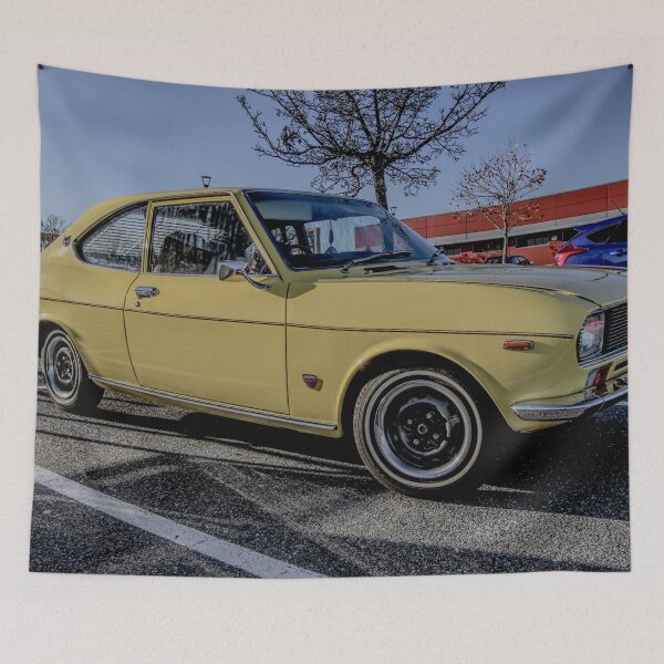 Item preview, Mazda Capella/RX2 in yellow designed and sold by Cars around Adelaide.