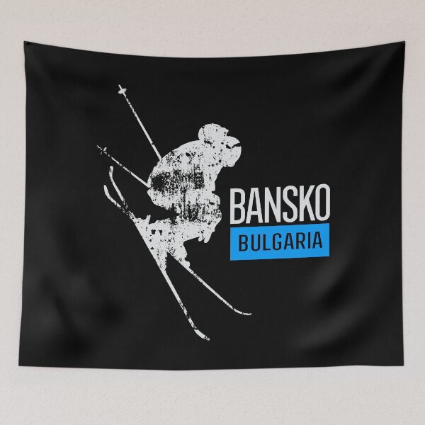 Item preview, Skiing In Bansko Bulgaria designed and sold by artworkathome.