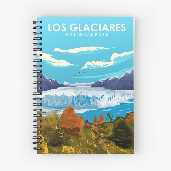 Item preview, Los Glaciares National Park Magic - Patagonian Wilderness Travel Poster designed and sold by Stadify.
