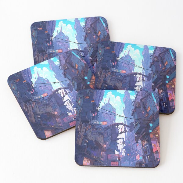 Item preview, Anime City View designed and sold by Vector Scout Lab.