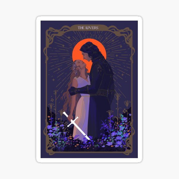 Vista previa del artículo con la obra «Reylo Tarot - Los Amantes (Ver retrato)», diseñado y vendido por AfterblossomArt.