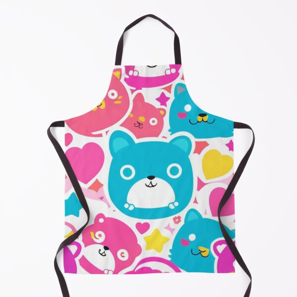 Item preview, Colorful kawaii character pattern designed and sold by Roxburylane.