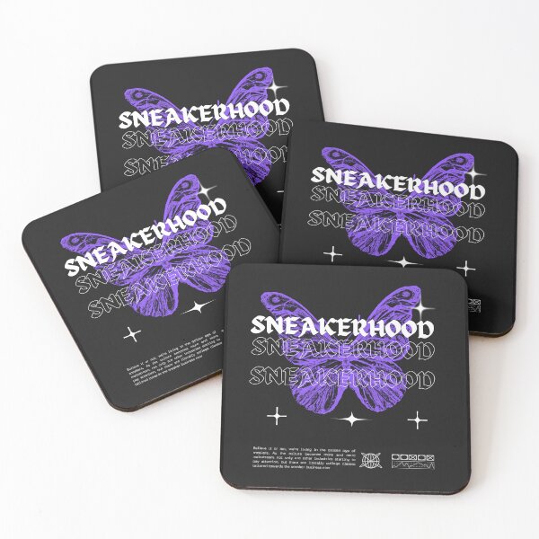 Item preview, A black Sneakr Poster For Sneakerhood designed and sold by Vintagevise.