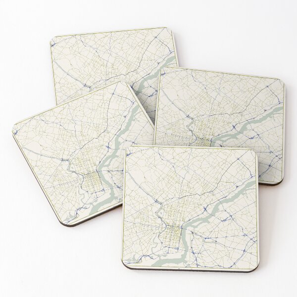 Item preview, Philadelphia Pennsylvania City Map - Hand-Drawn designed and sold by StylishStacks.