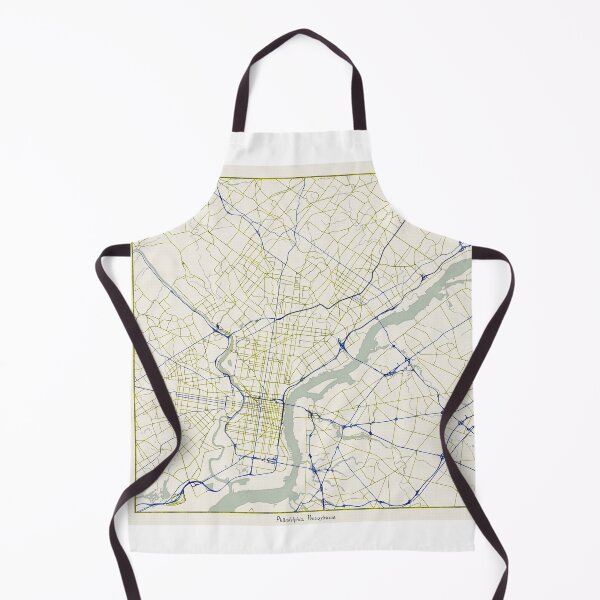 Item preview, Philadelphia Pennsylvania City Map - Hand-Drawn designed and sold by StylishStacks.
