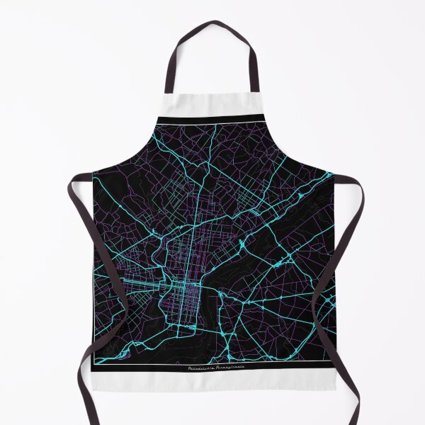 Item preview, Philadelphia Pennsylvania City Map - Neon Fantasy designed and sold by StylishStacks.