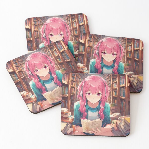 Item preview, Book worm in a library designed and sold by occorocks.