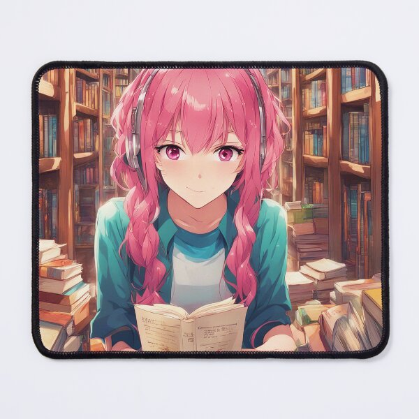 Item preview, Book worm in a library designed and sold by occorocks.