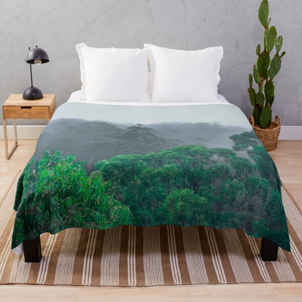 Item preview, Mystical eucalyptus forest in the morning mist - nature photo print Otway Treetop Australia designed and sold by TRex-Landscapes.