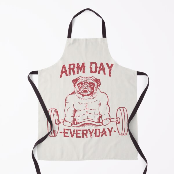 Item preview, Arm Day with Pug designed and sold by Huebucket.