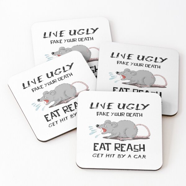 Item preview, Live Ugly Fake Your Death Eat Trash Get Hit By A Car Opossum Classic designed and sold by JuroArt.