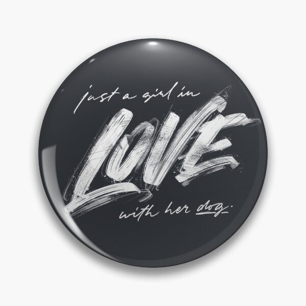 Item preview, Just A Girl In LOVE With Her Dog Hand Lettering designed and sold by JustPawsome.