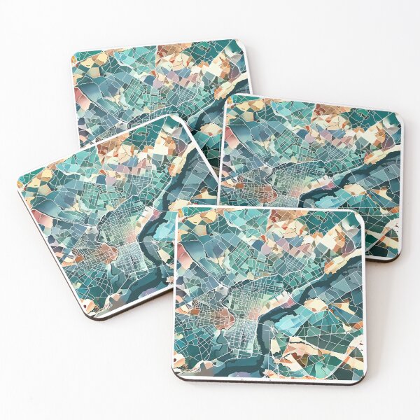Item preview, Philadelphia Pennsylvania City Map - Lush Green designed and sold by StylishStacks.