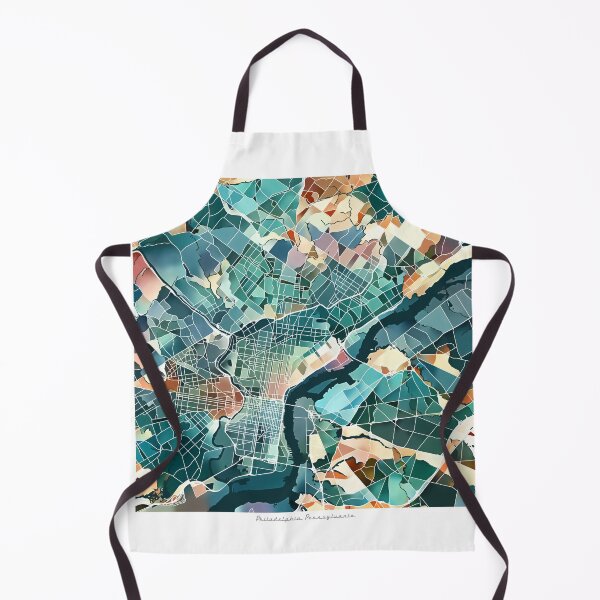 Item preview, Philadelphia Pennsylvania City Map - Lush Green designed and sold by StylishStacks.