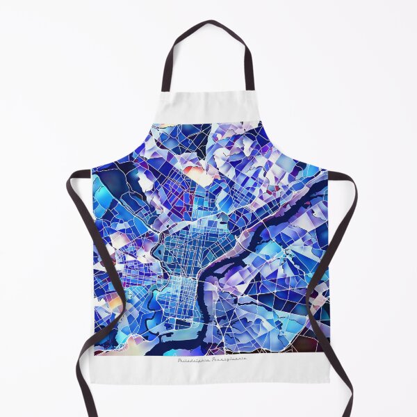 Item preview, Philadelphia Pennsylvania City Map - Marine Blue designed and sold by StylishStacks.