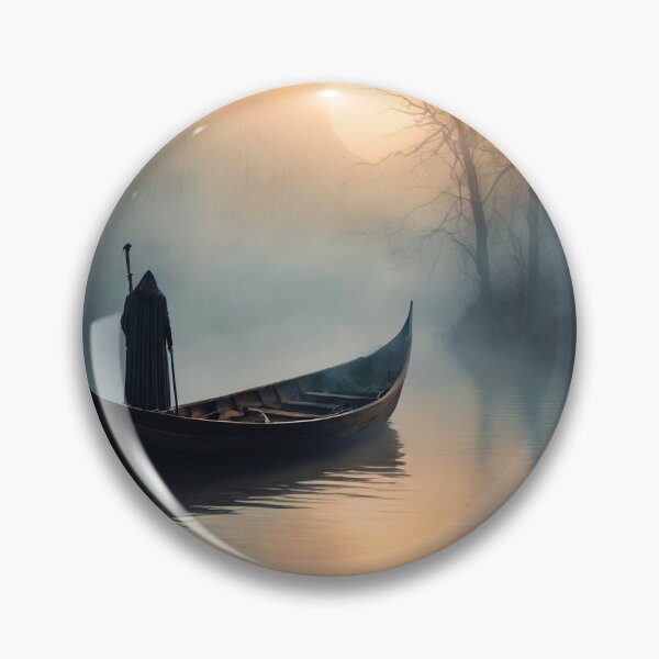 Item preview, Charon The Ferryman On The River designed and sold by WastelandsEdge.