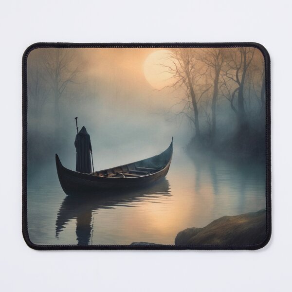 Item preview, Charon The Ferryman On The River designed and sold by WastelandsEdge.