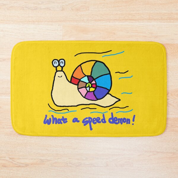 Item preview, what a speed demon, snail designed and sold by zzzozzo.