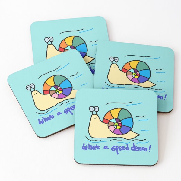 Item preview, what a speed demon, snail designed and sold by zzzozzo.