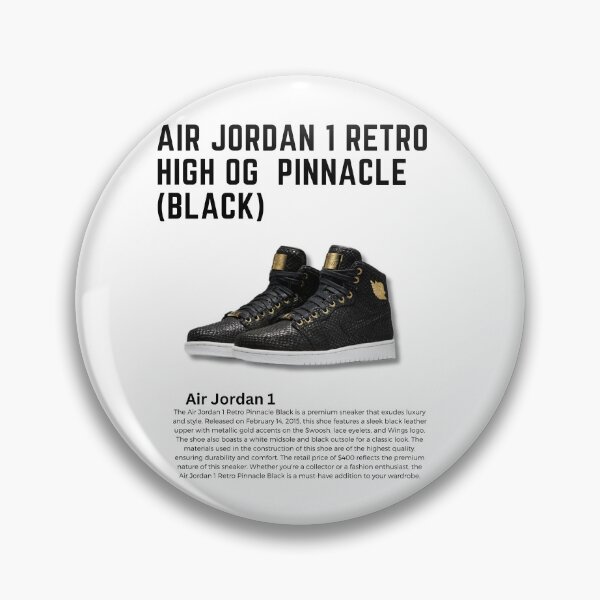 Item preview, Poster Nike Air Jordan 1 Retro High OG Pinnacle Black designed and sold by Vintagevise.