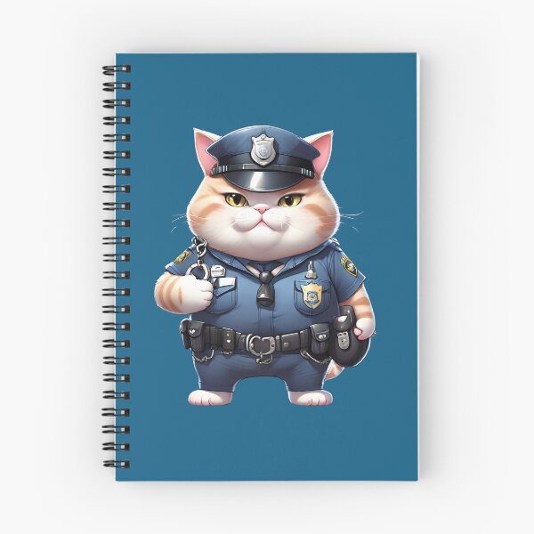 Item preview, Police Pussycat Chubby Kitty Cat designed and sold by Keffy.