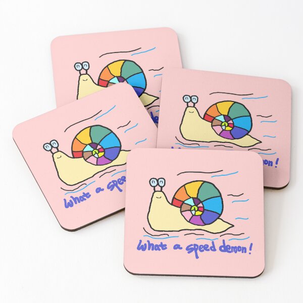 Item preview, what a speed demon, snail designed and sold by zzzozzo.