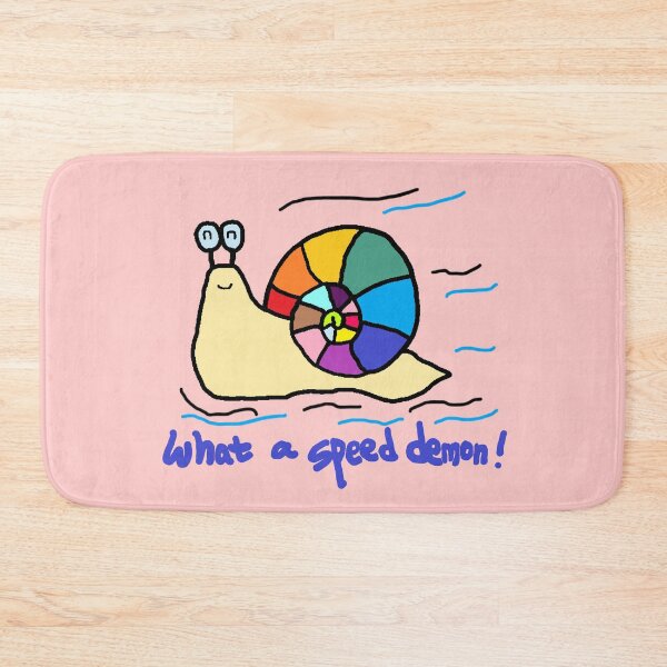 Item preview, what a speed demon, snail designed and sold by zzzozzo.