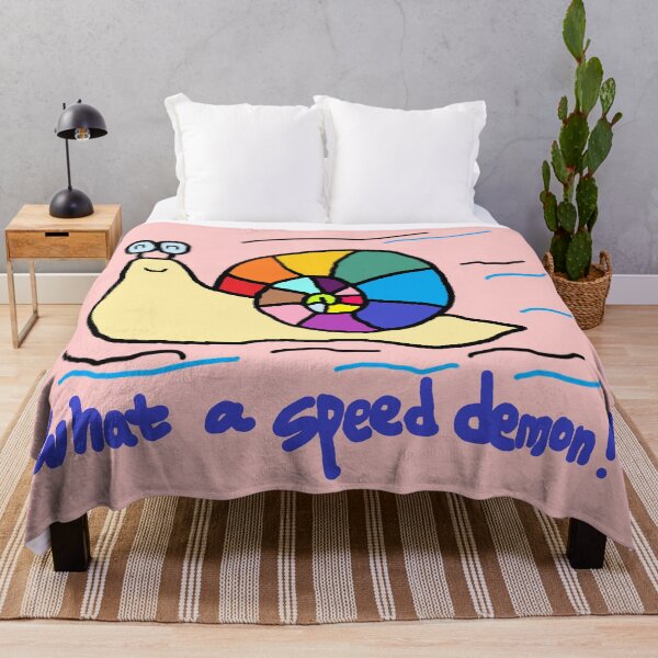 Item preview, what a speed demon, snail designed and sold by zzzozzo.