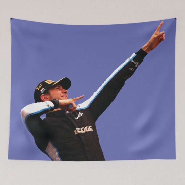 Item preview, Esteban Ocon F1 Driver Bolt Pose Alpine F1 Team Pierre Gasly Teammate designed and sold by FormulaGTee1.