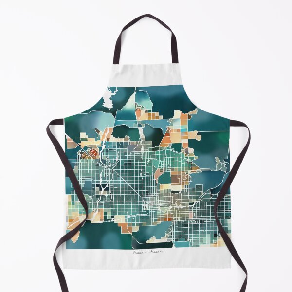 Item preview, Phoenix Arizona City Map - Lush Green designed and sold by StylishStacks.