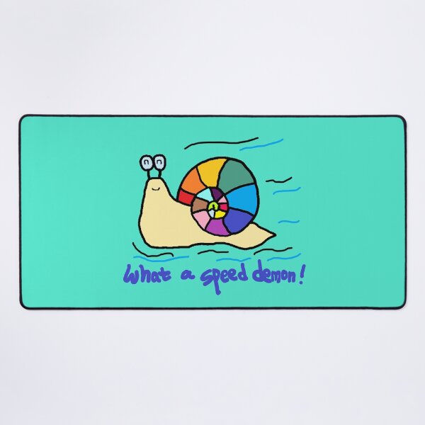 Item preview, what a speed demon, snail designed and sold by zzzozzo.