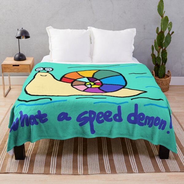 Item preview, what a speed demon, snail designed and sold by zzzozzo.