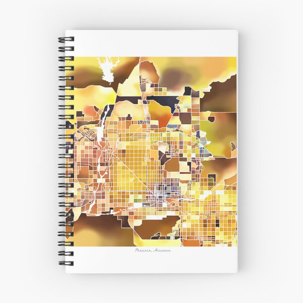 Item preview, Phoenix Arizona City Map - Golden Yellow designed and sold by StylishStacks.