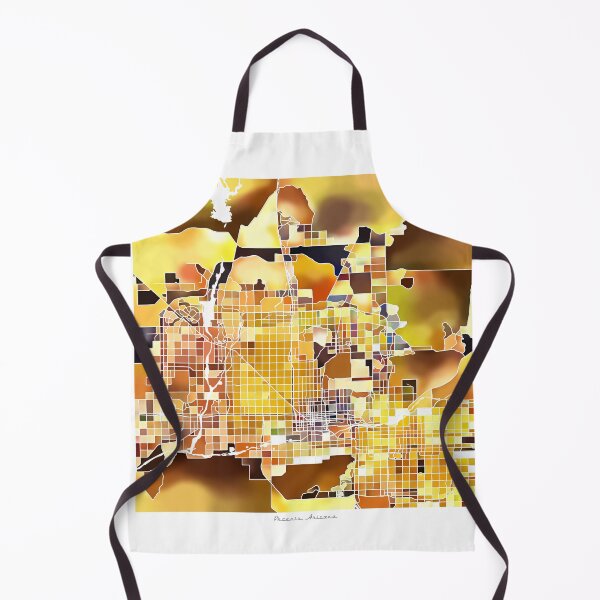 Item preview, Phoenix Arizona City Map - Golden Yellow designed and sold by StylishStacks.