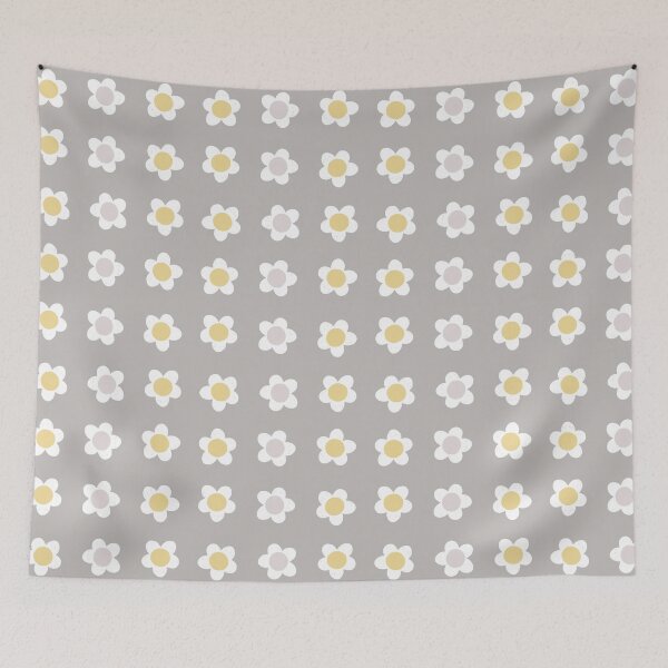Item preview, Cute Flower Stripes Spring And Summer Floral Pattern Taupe designed and sold by scorpiolane.