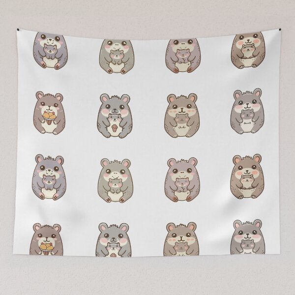 Item preview, STICKER PACK - Cuddle Capybara Crew: Warm Fuzzy Feelings in Sticker Form! designed and sold by SorryFrog.