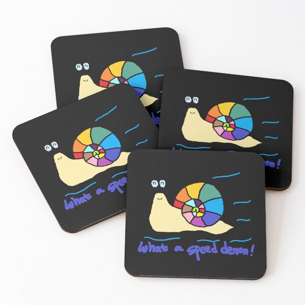 Item preview, what a speed demon, snail designed and sold by zzzozzo.