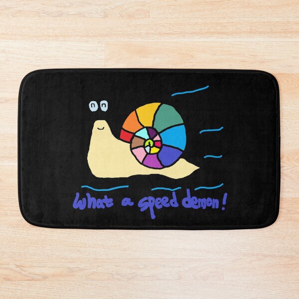 Item preview, what a speed demon, snail designed and sold by zzzozzo.