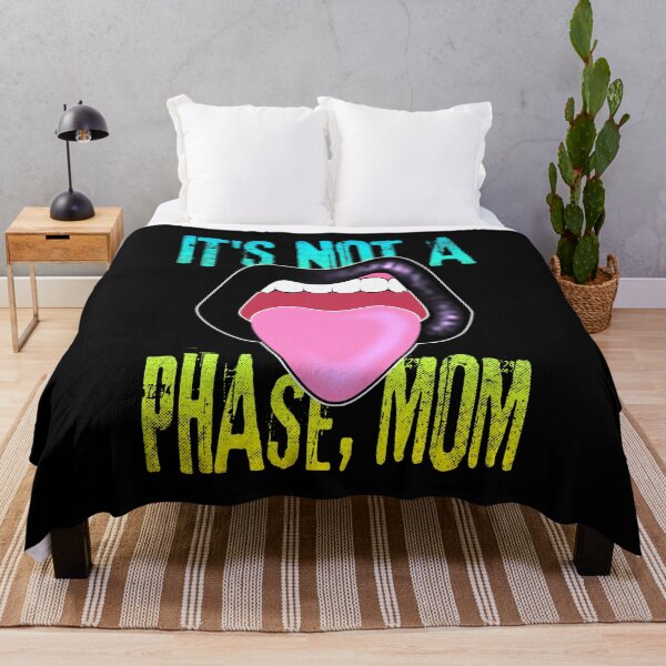 Item preview, Not A Phase Mom Emo Black lipstick Vinyl Lips  designed and sold by ObsidianDaz.