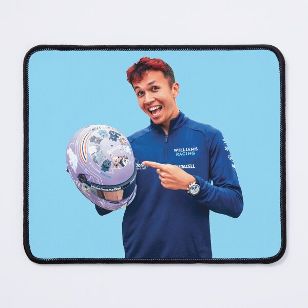 Item preview, Alex Albon F1 Driver Dog Helmet Williams F1 Team Logan Sargeant Teammate designed and sold by FormulaGTee1.