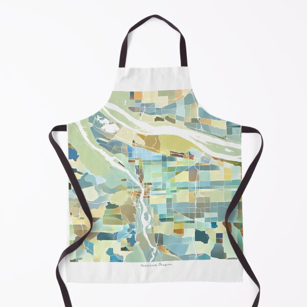 Item preview, Portland Oregon City Map - Pastel Color Scheme designed and sold by StylishStacks.